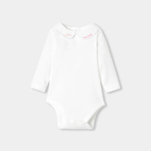 Baby girl long-sleeved cotton bodysuit