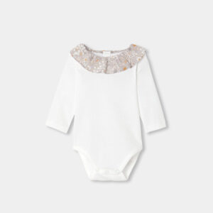 Baby girl long-sleeved bodysuit