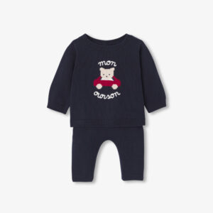 Baby jersey knit comfort set