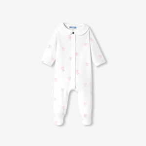 Baby girl velvet pyjamas with bunnies