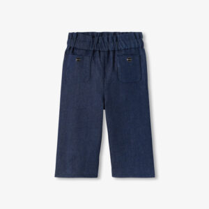 Baby girl paper bag waist jeans