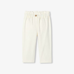 Baby girl cotton twill trousers