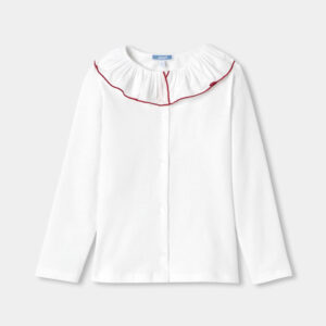 Girl cotton jersey blouse