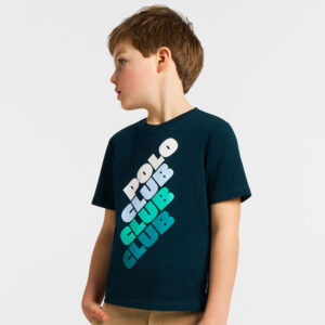 Boy short-sleeved jersey T-shirt