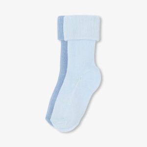 Duo of ribbed socks for baby boy
