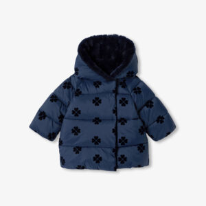 Baby girl flocked padded jacket