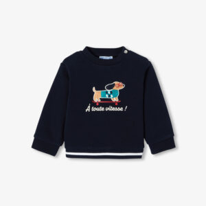 Baby boy fleece sweatshirt