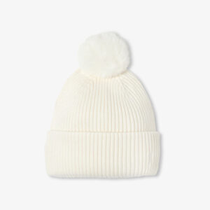 Girl ribbed knit and lurex beanie