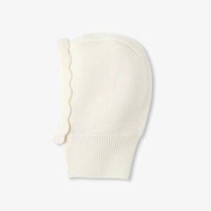 Baby girl lined knit balaclava