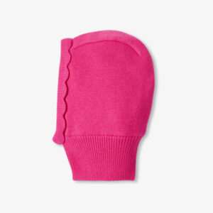 Baby girl lined knit balaclava