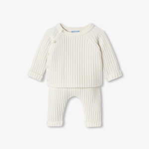 Baby 2-Piece Organic Cotton Ribbed Knit Set
