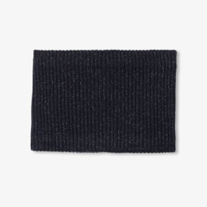 Girl knit snood with micro-fleece lining