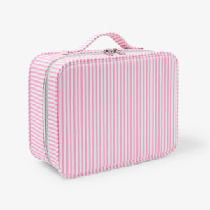 Striped coated cotton baby suitcase