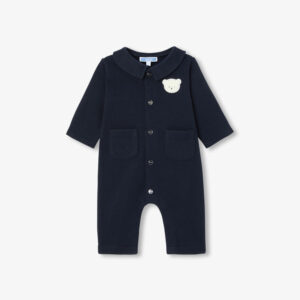 Baby boy fleece jumpsuit