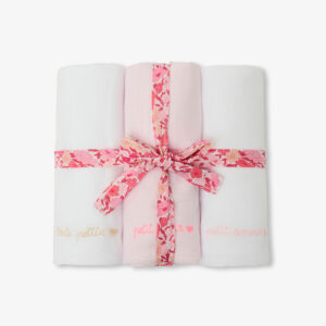 Set of 3 cotton swaddling clothes