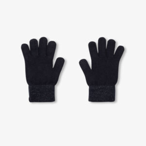 Girl lurex knit gloves