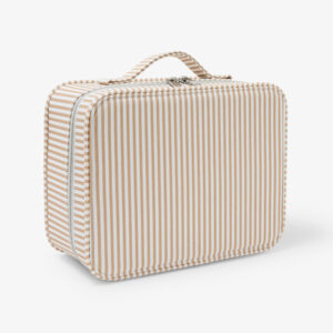 Striped coated cotton baby suitcase