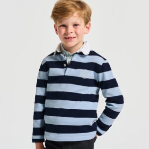 Child cotton piqué rugby polo shirt