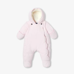 Baby girl nylon snowsuit