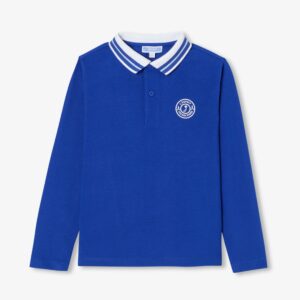 Boy cotton piqué polo shirt