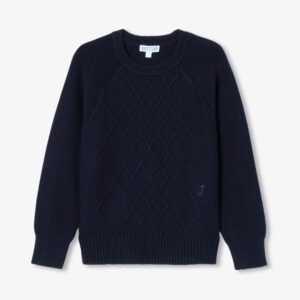 Boy cotton and wool sweater