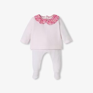 Baby girl velvet comfort set