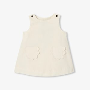 Baby girl milleraie velvet pinafore dress
