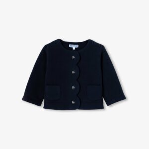Baby girl microfleece cardigan