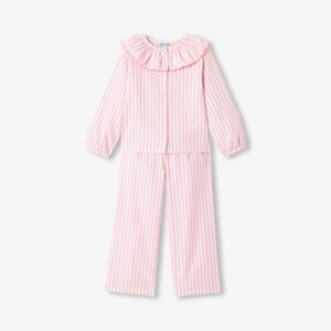 Girl striped flannel pyjamas