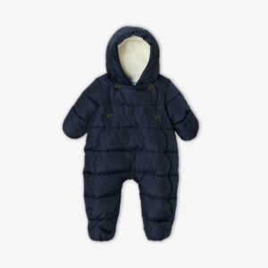 Baby girl scalloped pramsuit