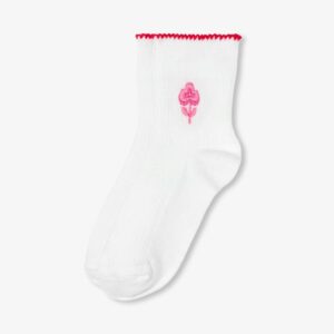 Girl scalloped edge socks