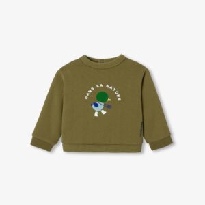 Baby boy sherpa-lined sweatshirt