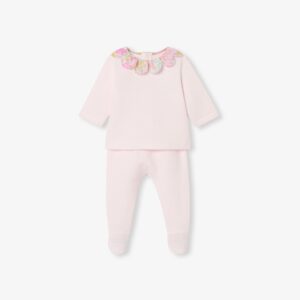 Baby girl cosy double jersey set