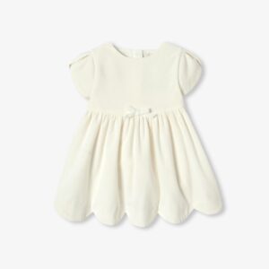 Baby girl smooth velvet ceremony dress