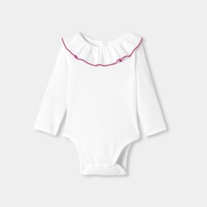 Baby girl long-sleeved bodysuit