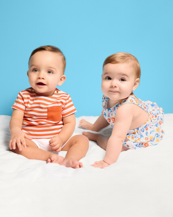 Colorful sailor stripes and blooming florals set the tone for baby’s first summer wardrobe.Marinière colorée et imprimé fleuri sont au rendez-vous dans le premier vestaire d’été des bébés.

jacadilebanon jacadi